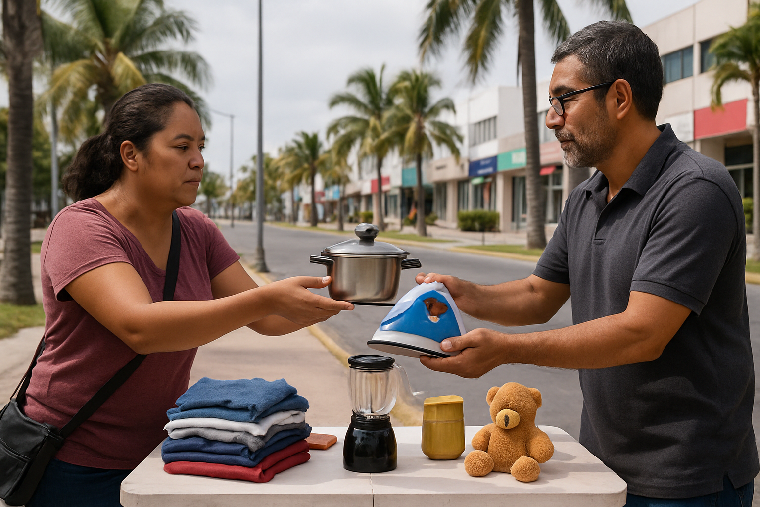 Neighborhood Exchange and Barter