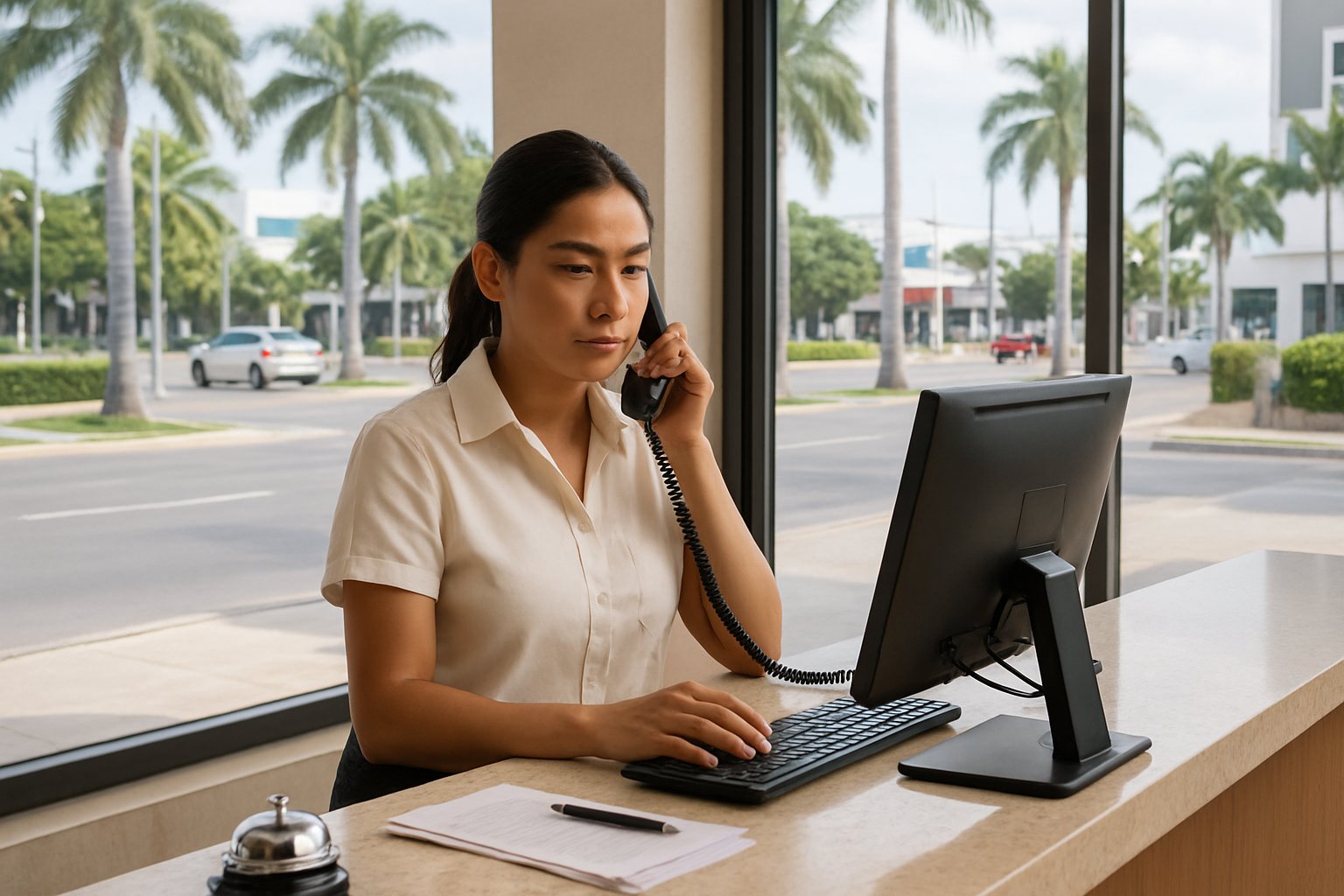 Hotel receptionist
