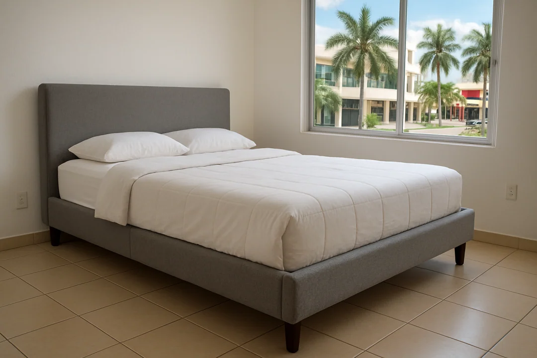 Queen-size bed frame