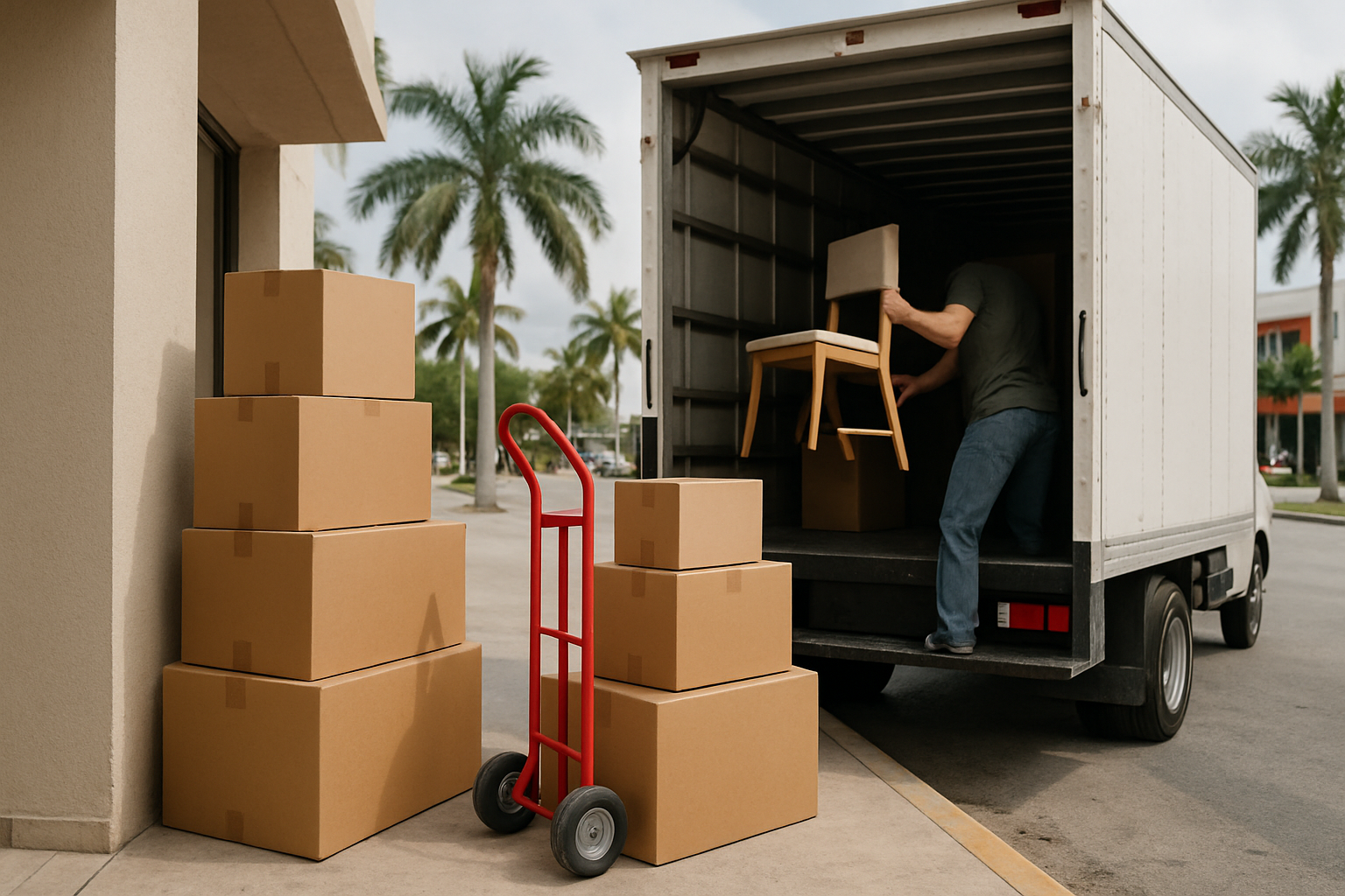 Small moving and delivery service
