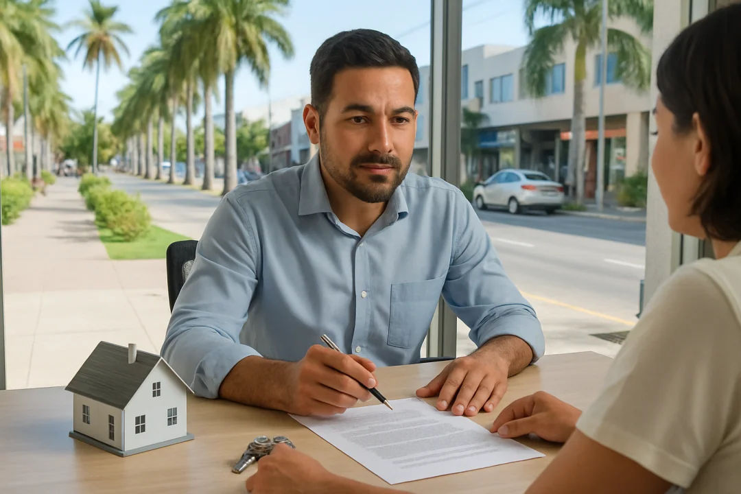Real estate agent consultation