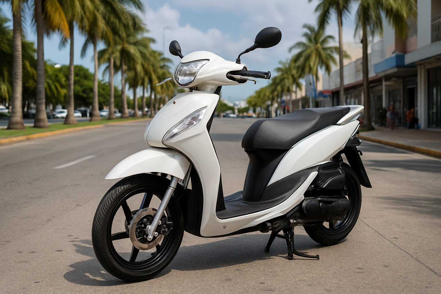 Efficient city scooter