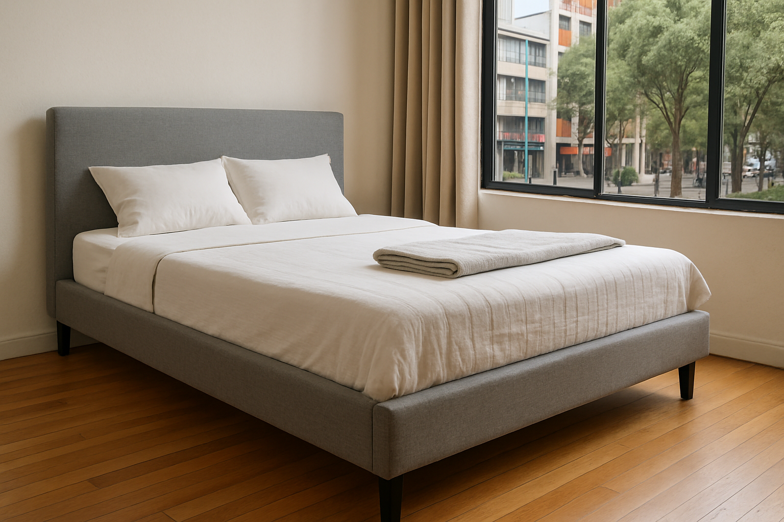 Queen-size bed frame