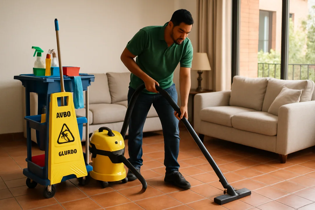 Deep cleaning after moving