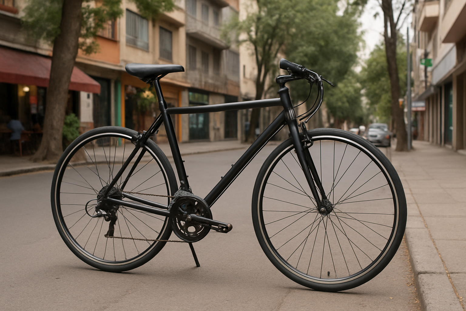 Comfortable city bicycle