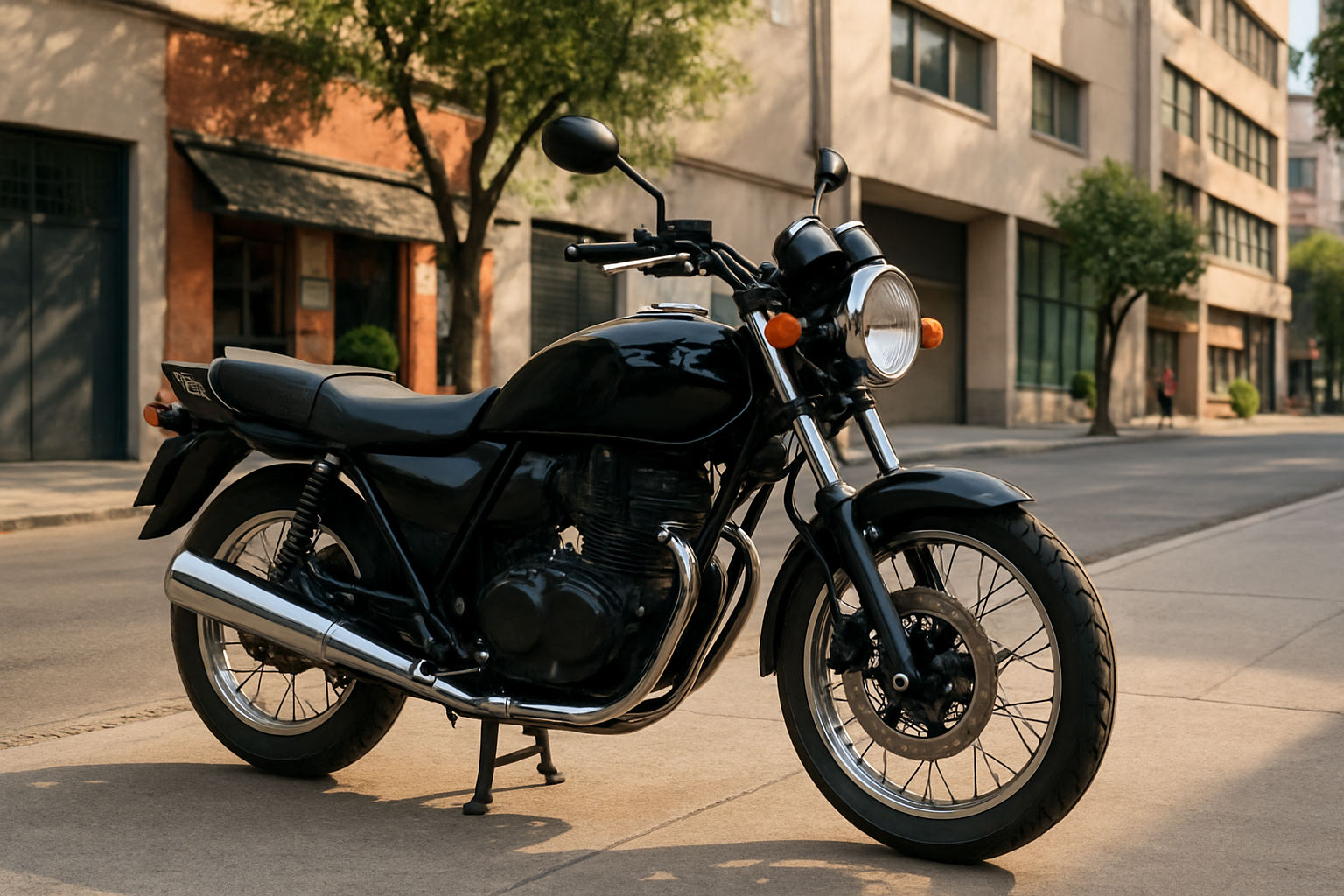 City motorcycle