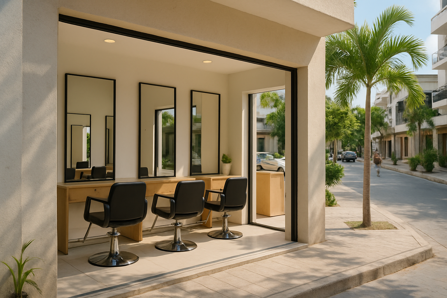 Salón de belleza establecido en venta