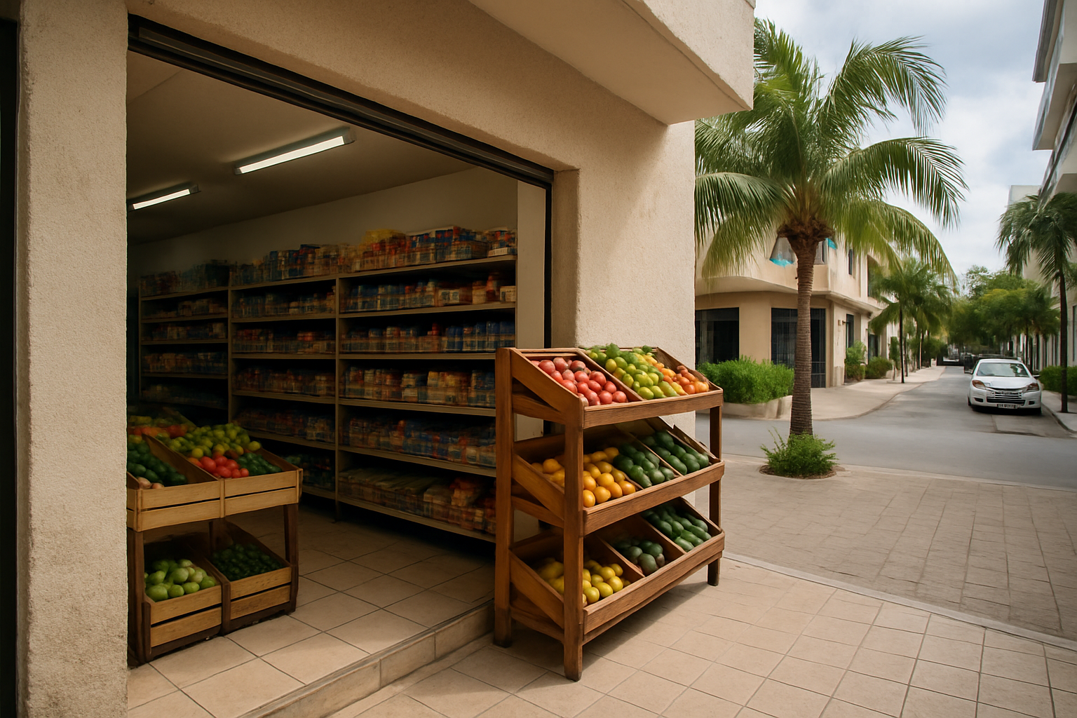 Tienda de abarrotes en operación en venta