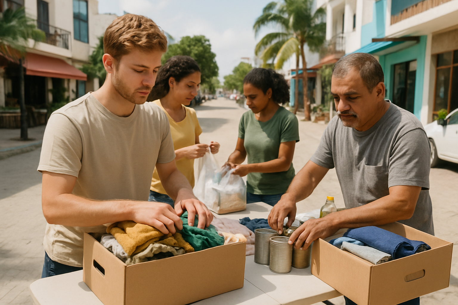 Únete a una actividad de voluntariado local