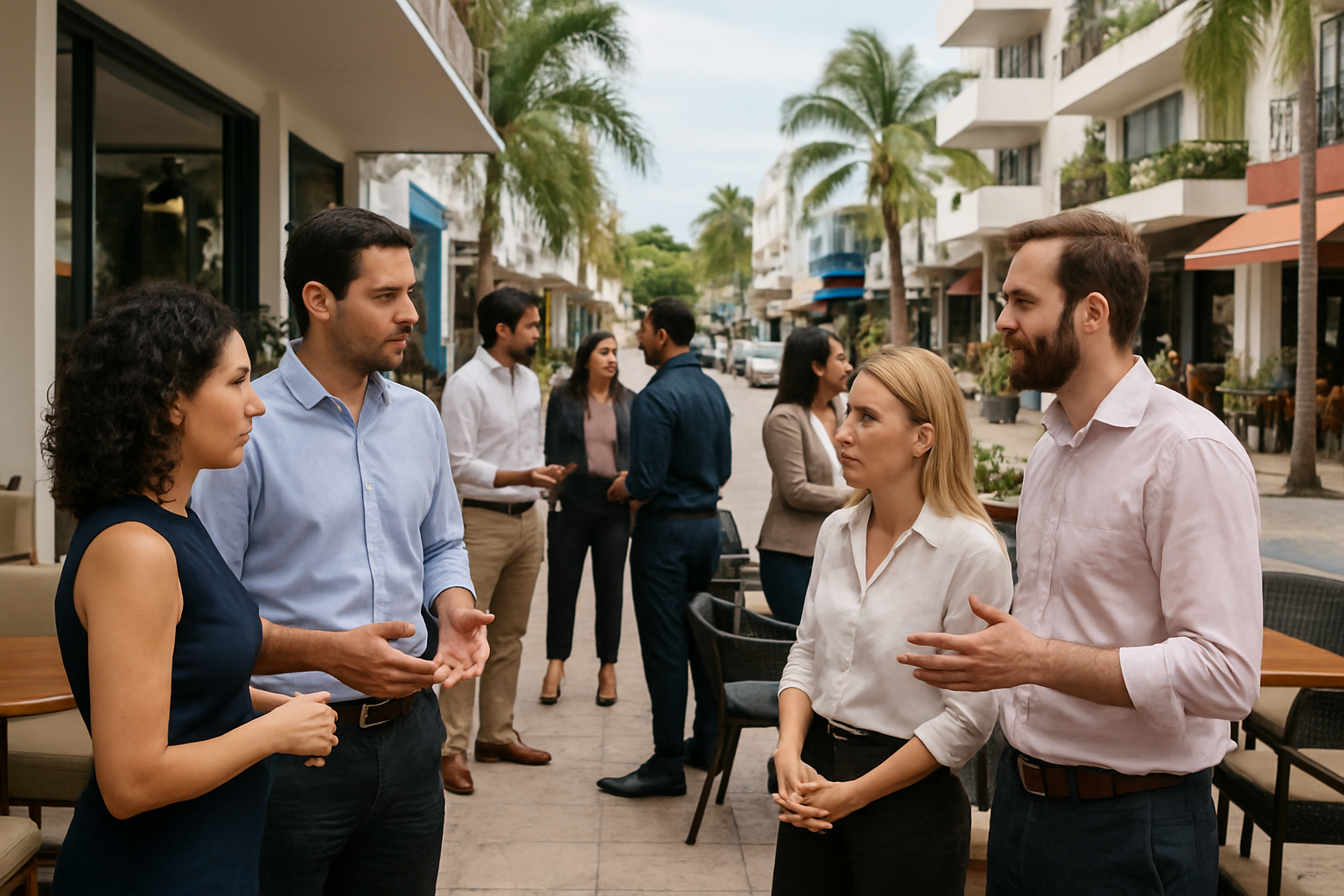 Encuentro de profesionales locales