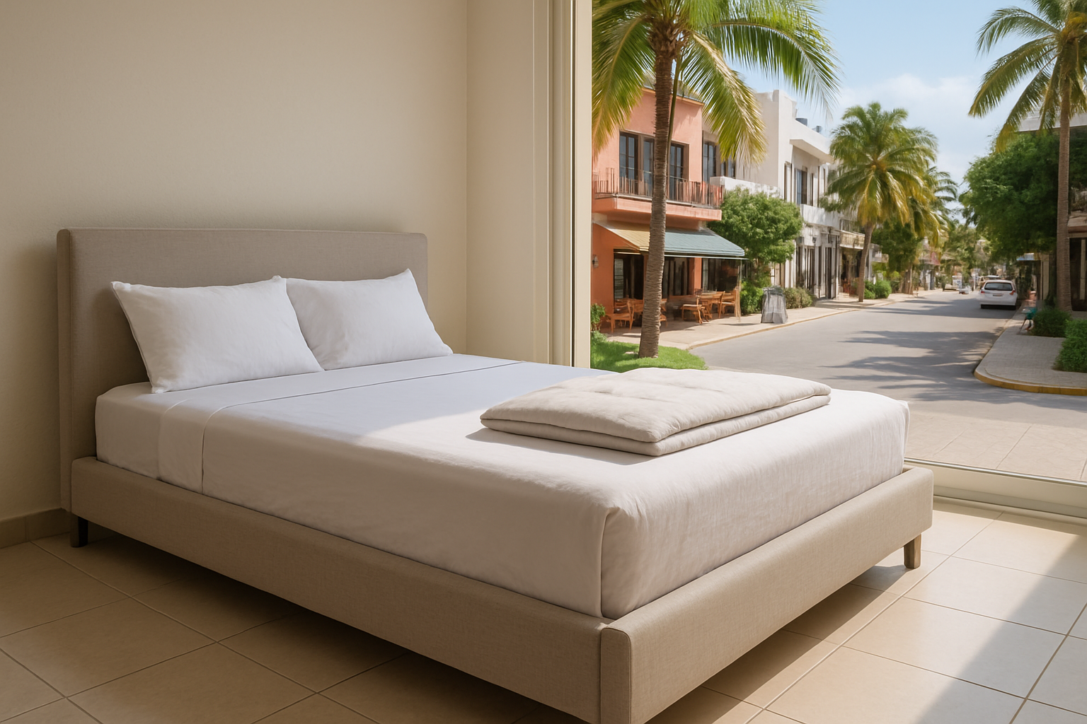Queen-size bed frame