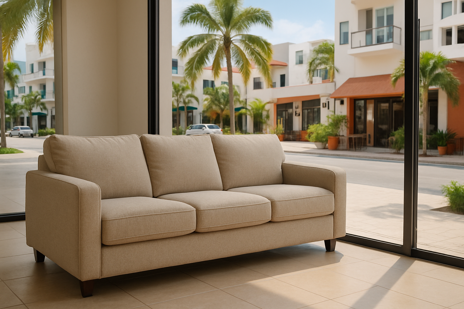 Comfortable living-room sofa
