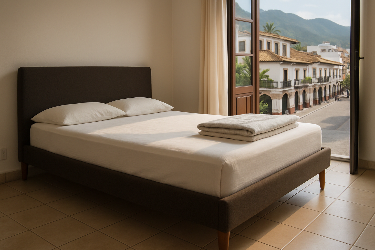 Queen-size bed frame
