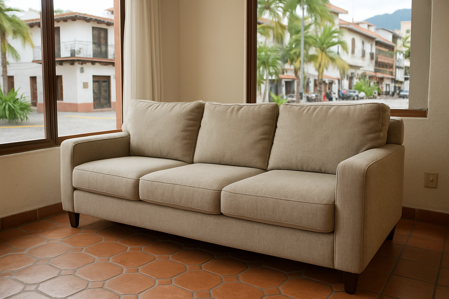 Comfortable living-room sofa