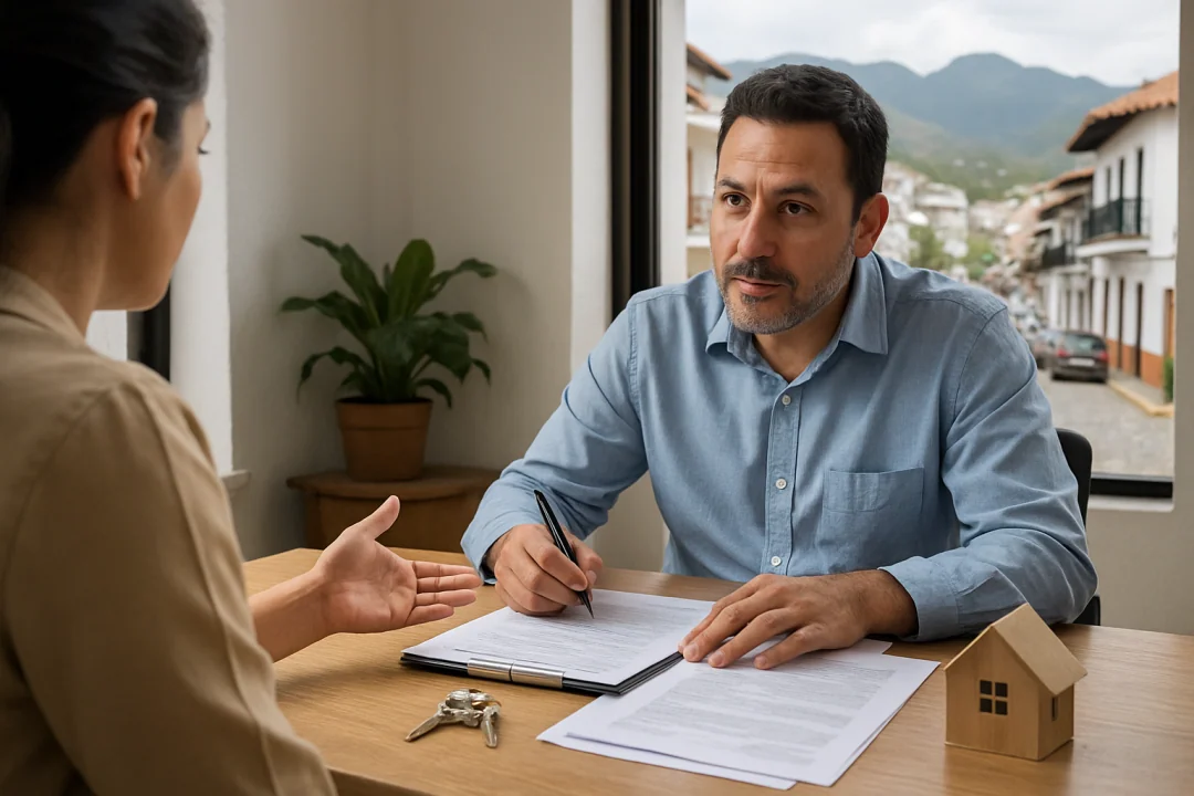 Real estate agent consultation