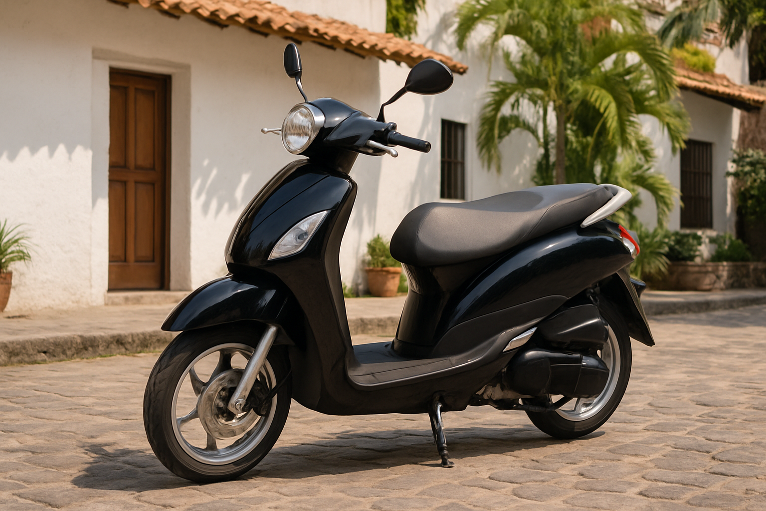 Efficient city scooter
