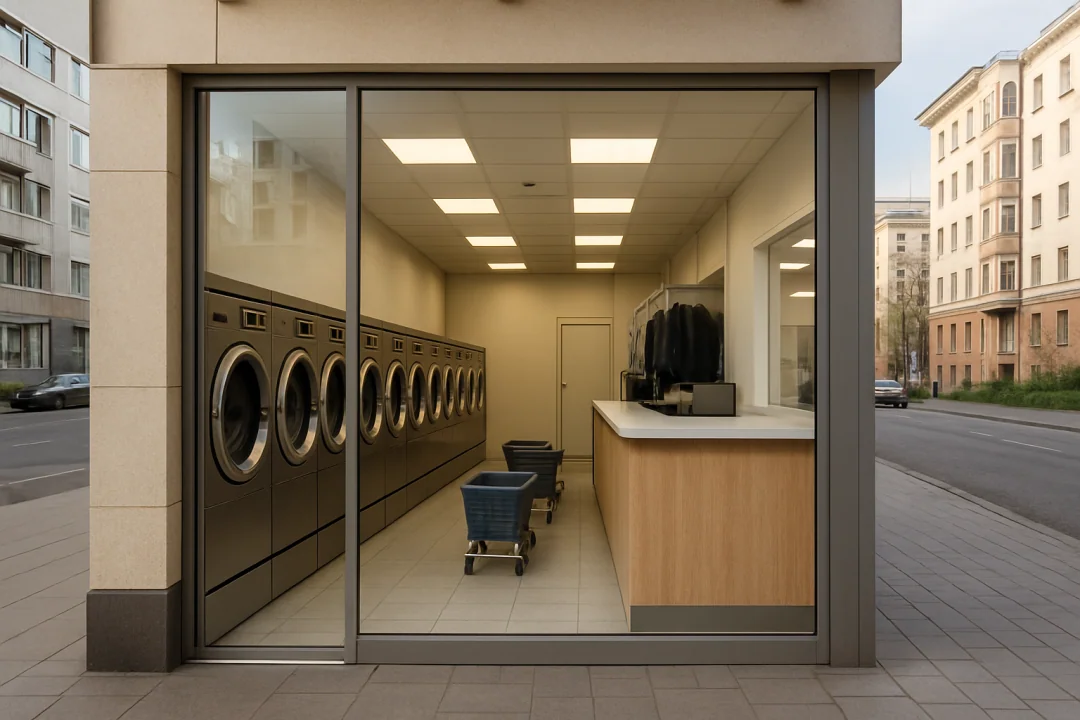 Operating laundry business for sale