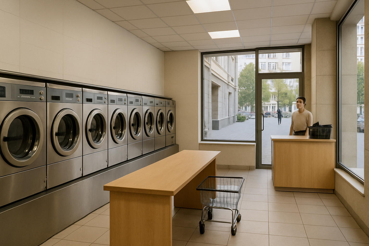 Operating laundry business for sale