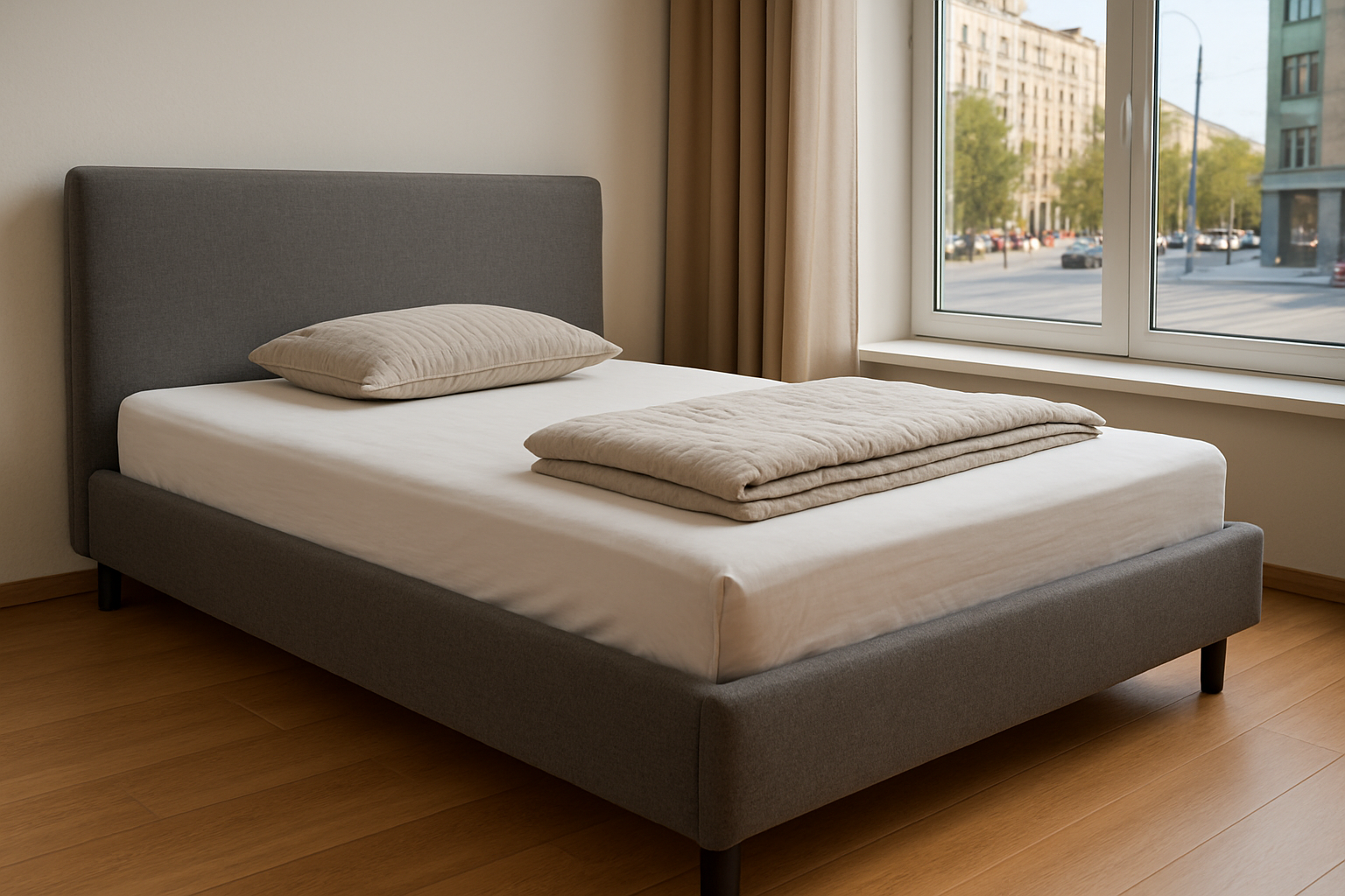 Queen-size bed frame