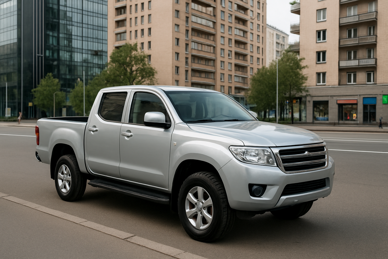 Practical pickup truck