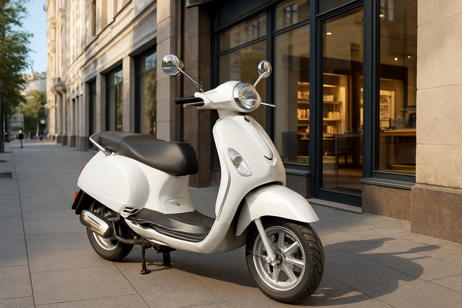 Efficient city scooter
