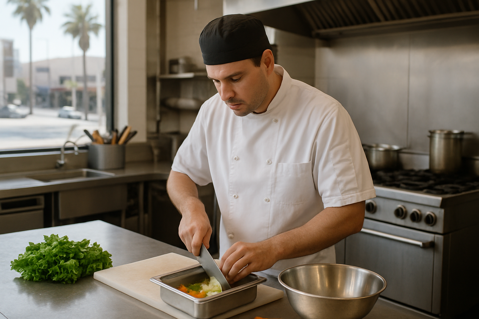 Cocinero para restaurante