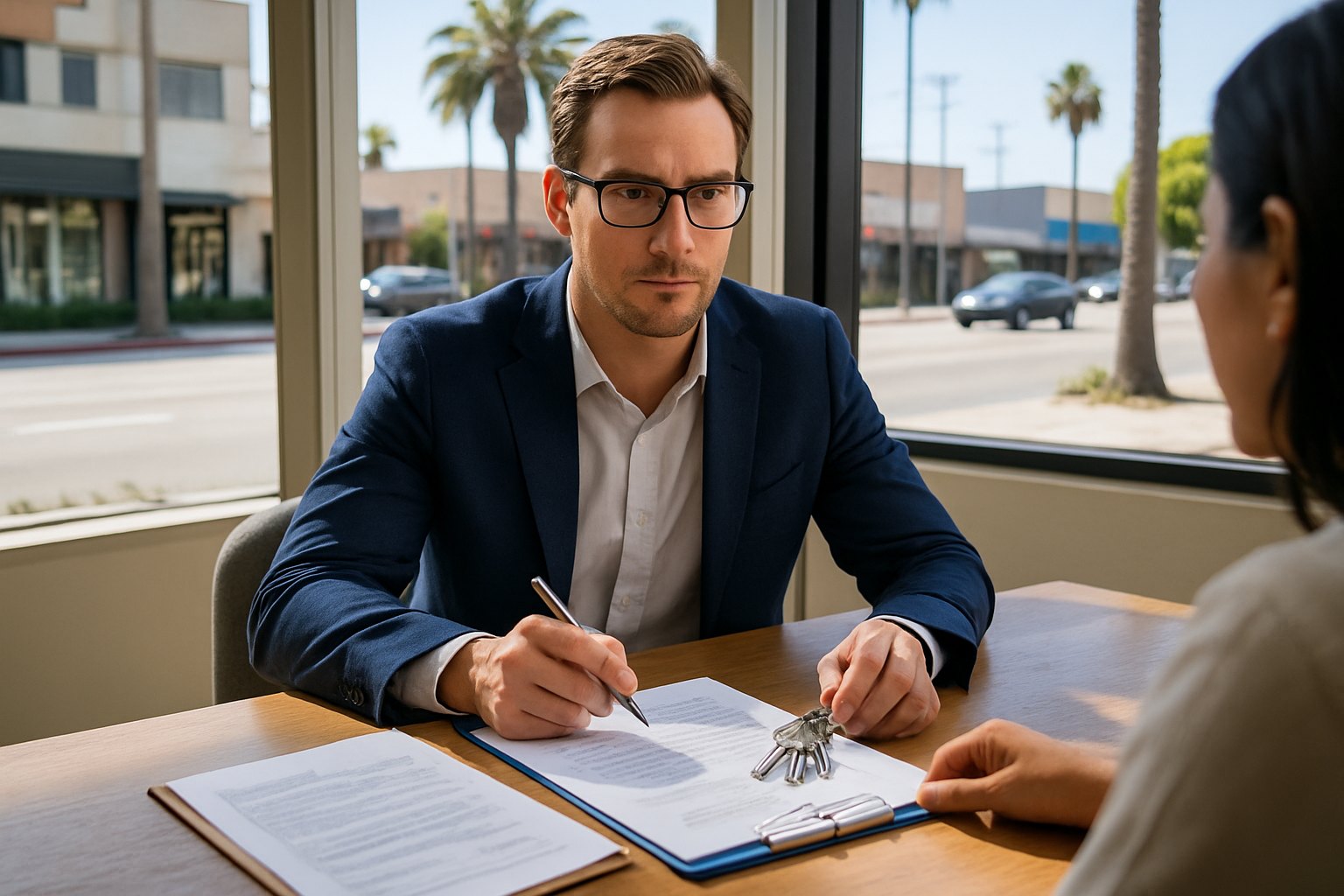 Consulta con agente inmobiliario