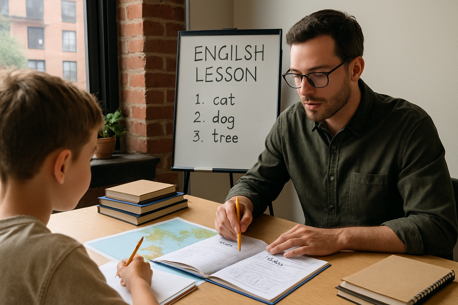Spanish and English lessons