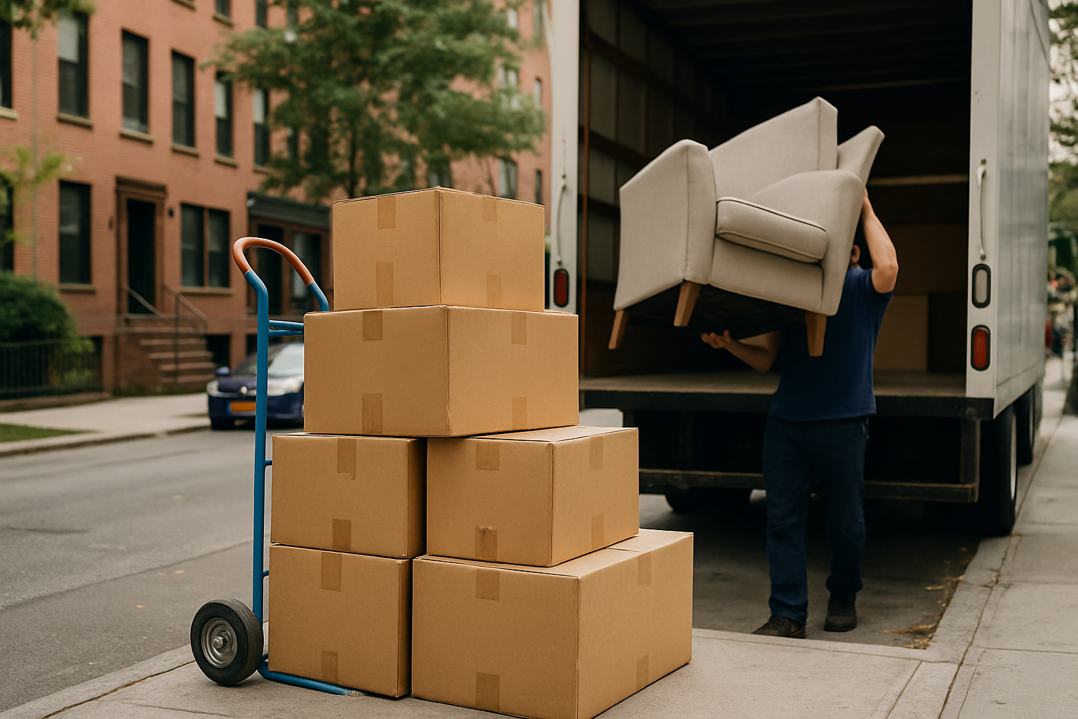 Small moving and delivery service