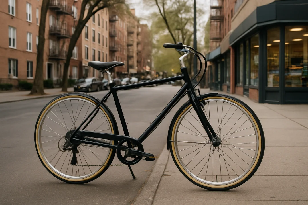 Comfortable city bicycle
