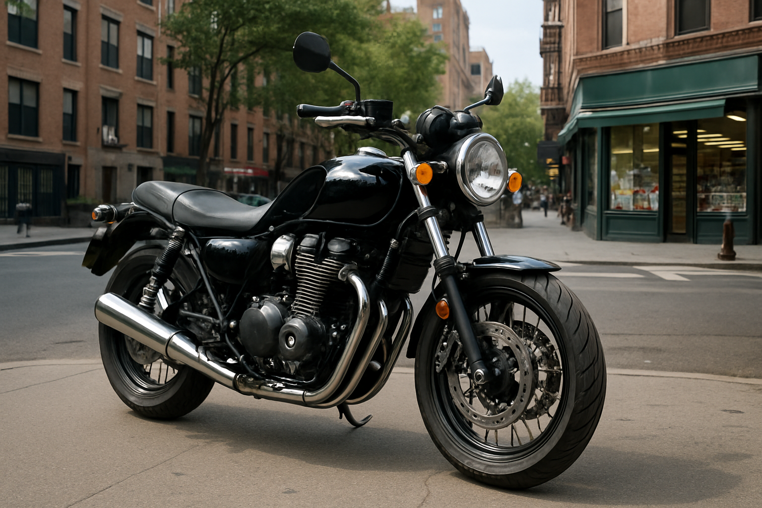 City motorcycle