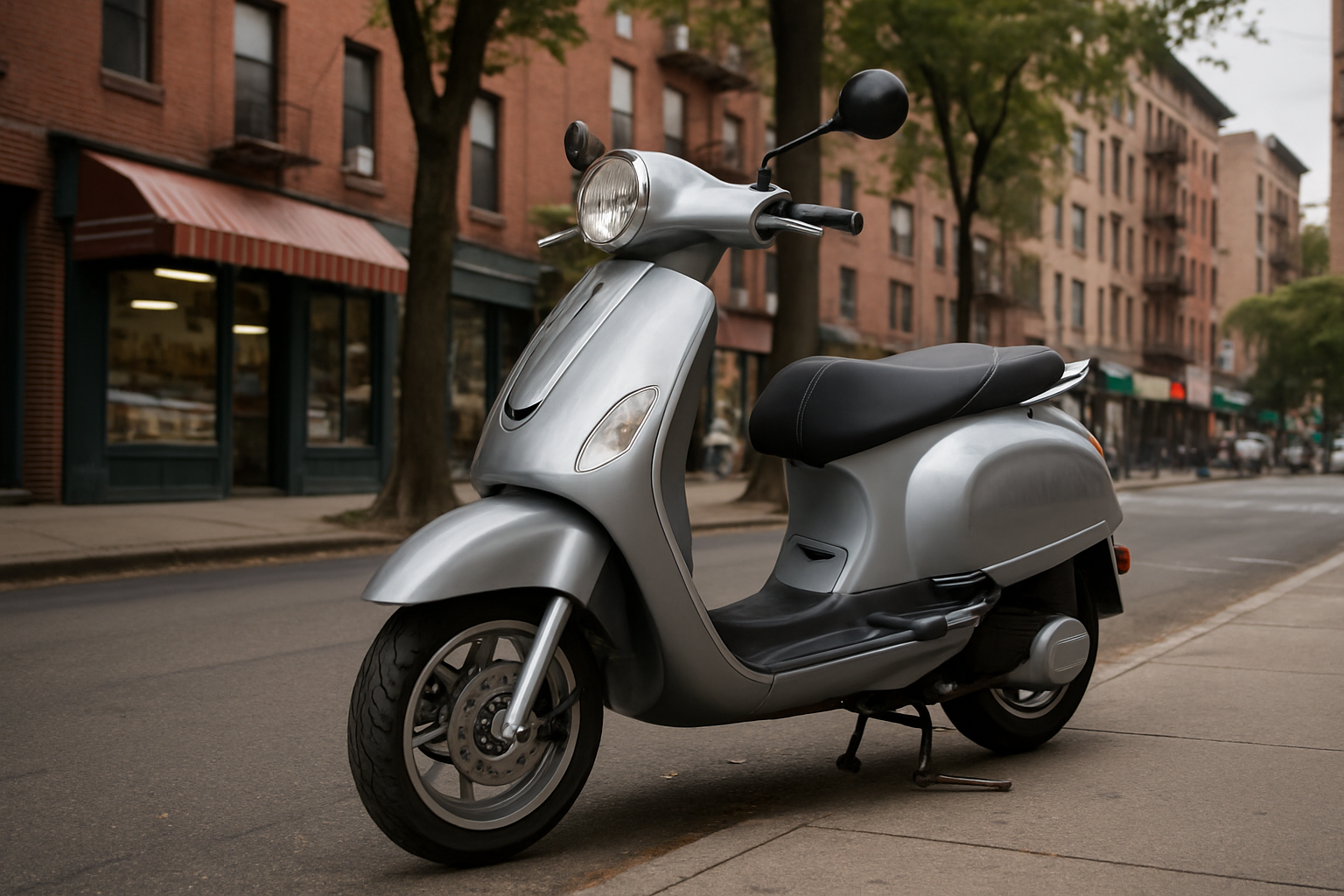Efficient city scooter
